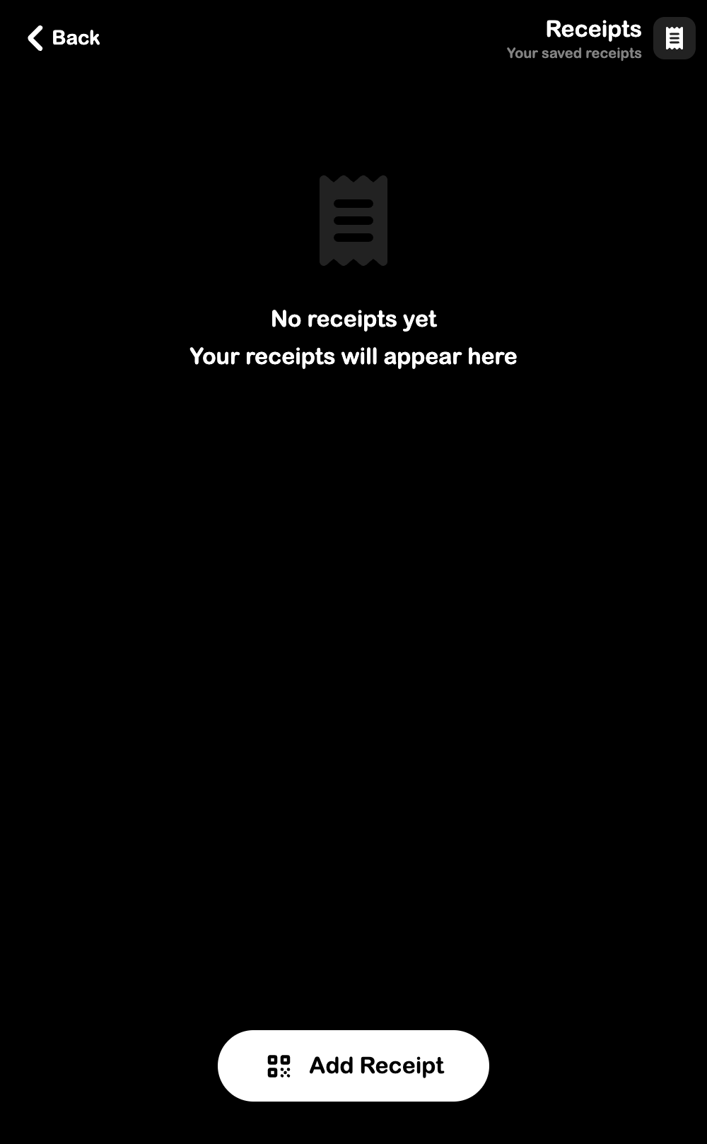 Receipts